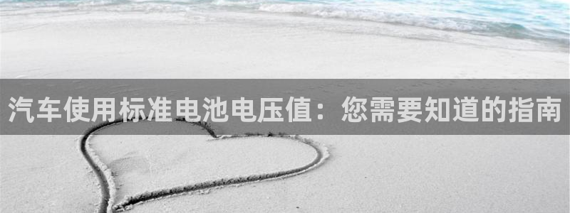 优发国际官方网平台登录：汽车使用标准电池电压值：您需要知道的指南